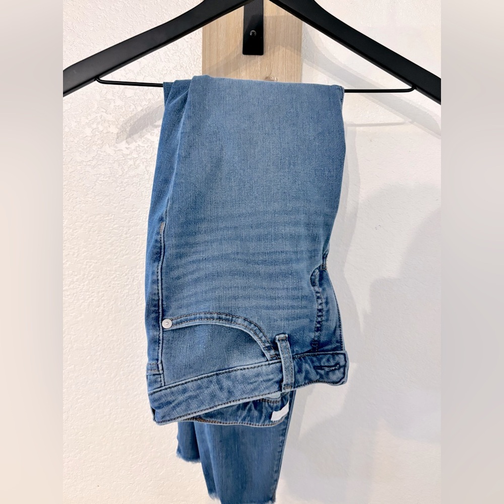 LC Lauren Conrad Blue Skinny Jeans with Stretch